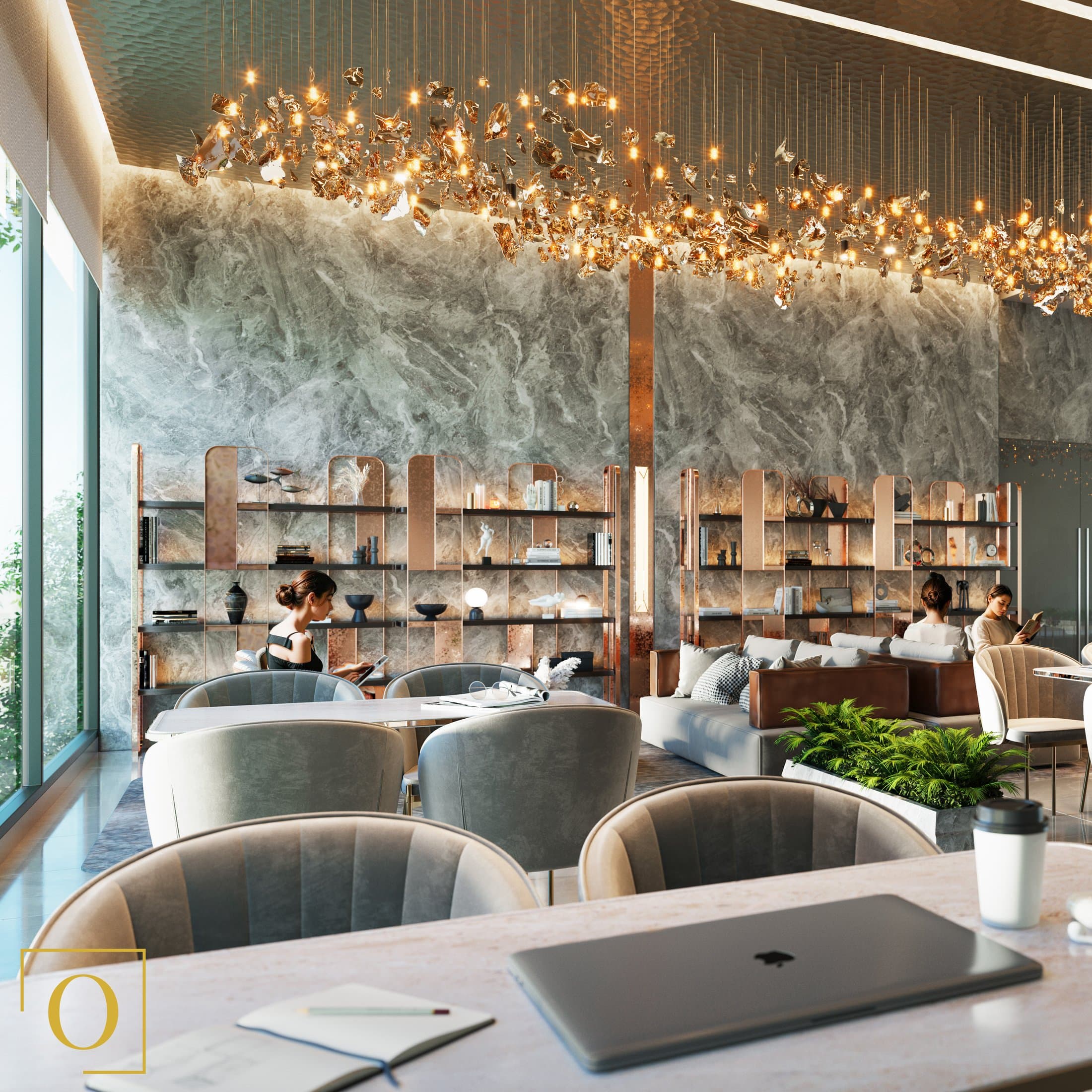 Grand Solaire Noble co-working lounge