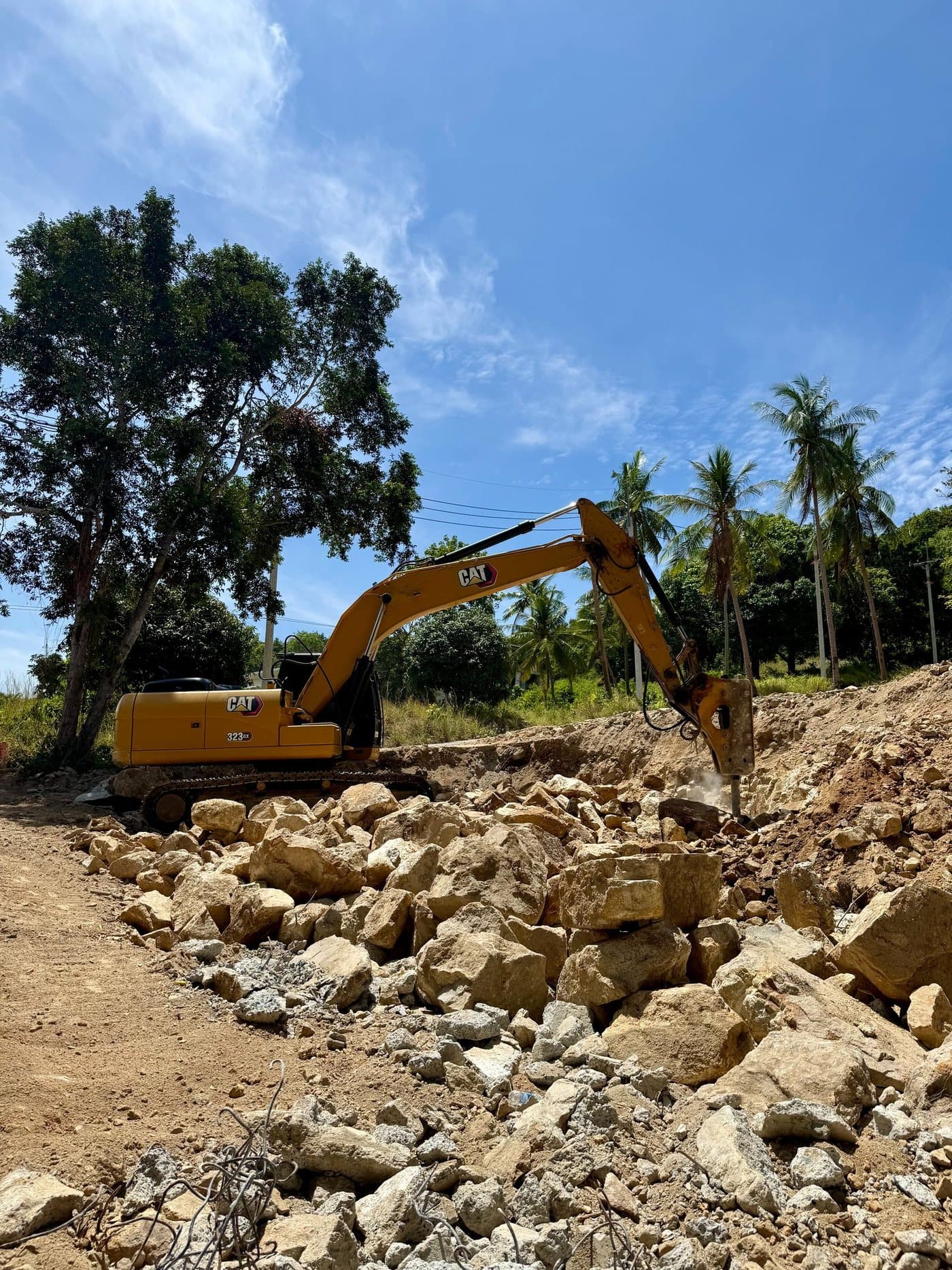 Green Valley construction site — earthworks phase, August 2026