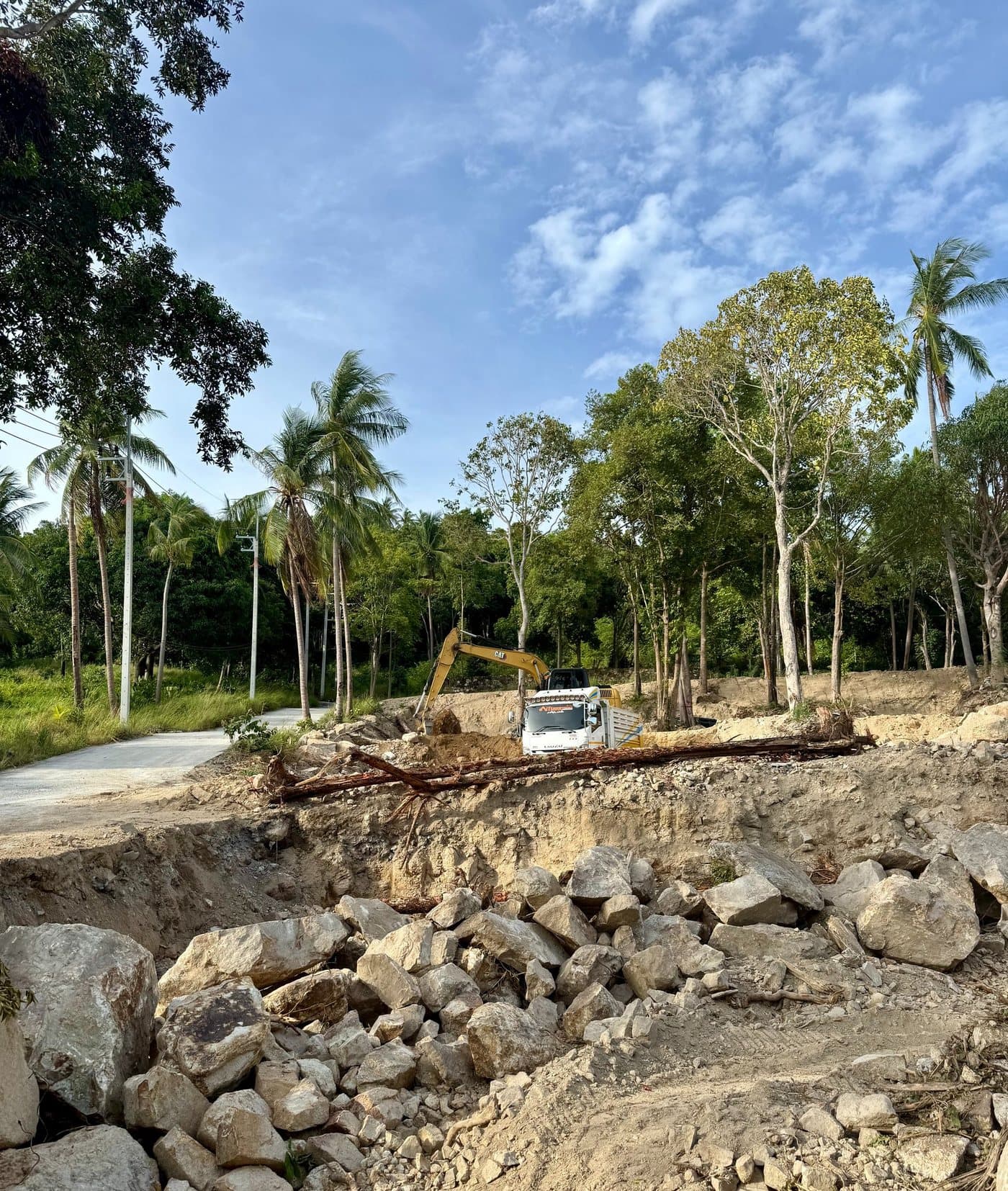Green Valley construction site — earthworks phase, August 2026