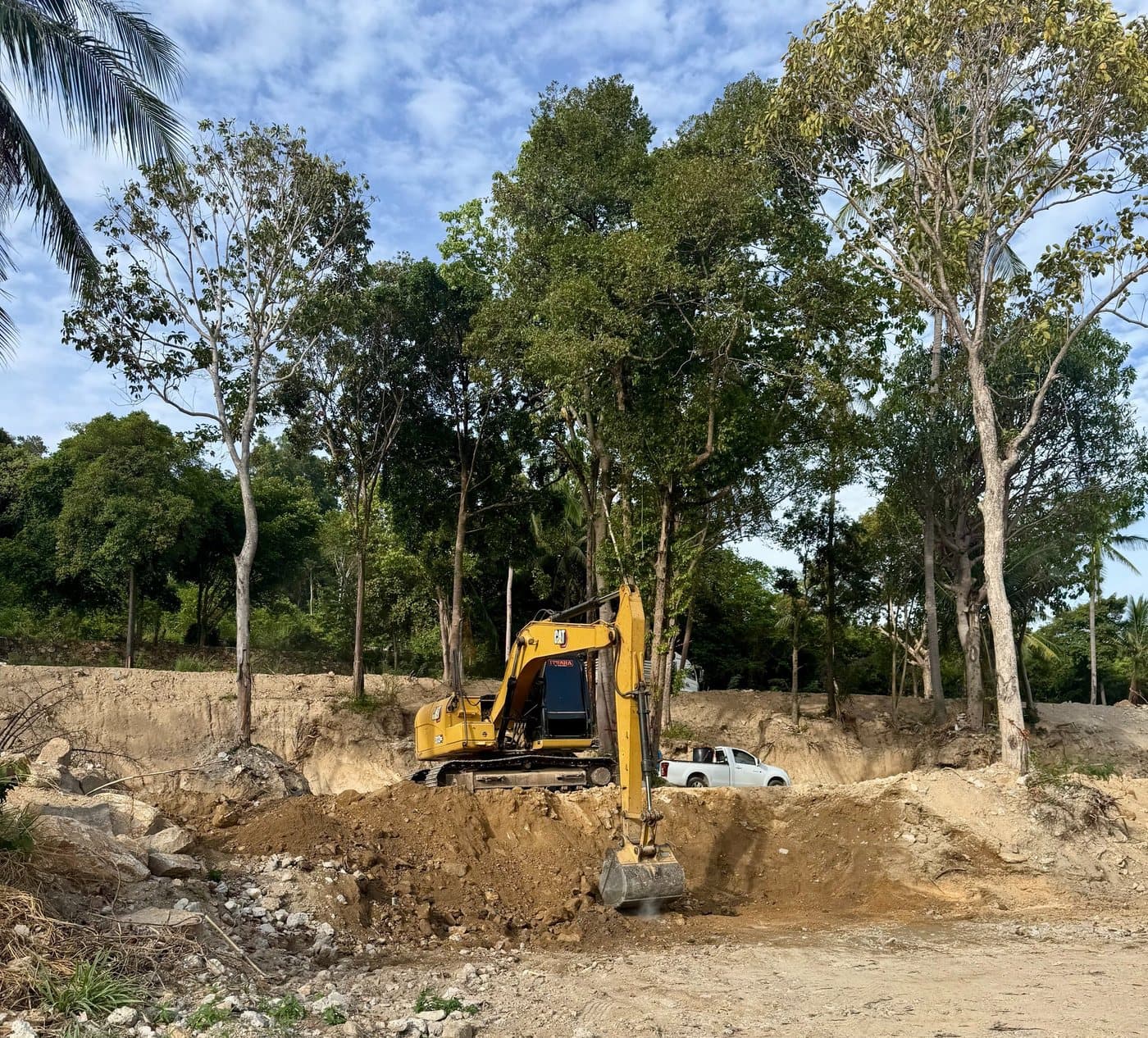 Green Valley construction site — earthworks phase, August 2026