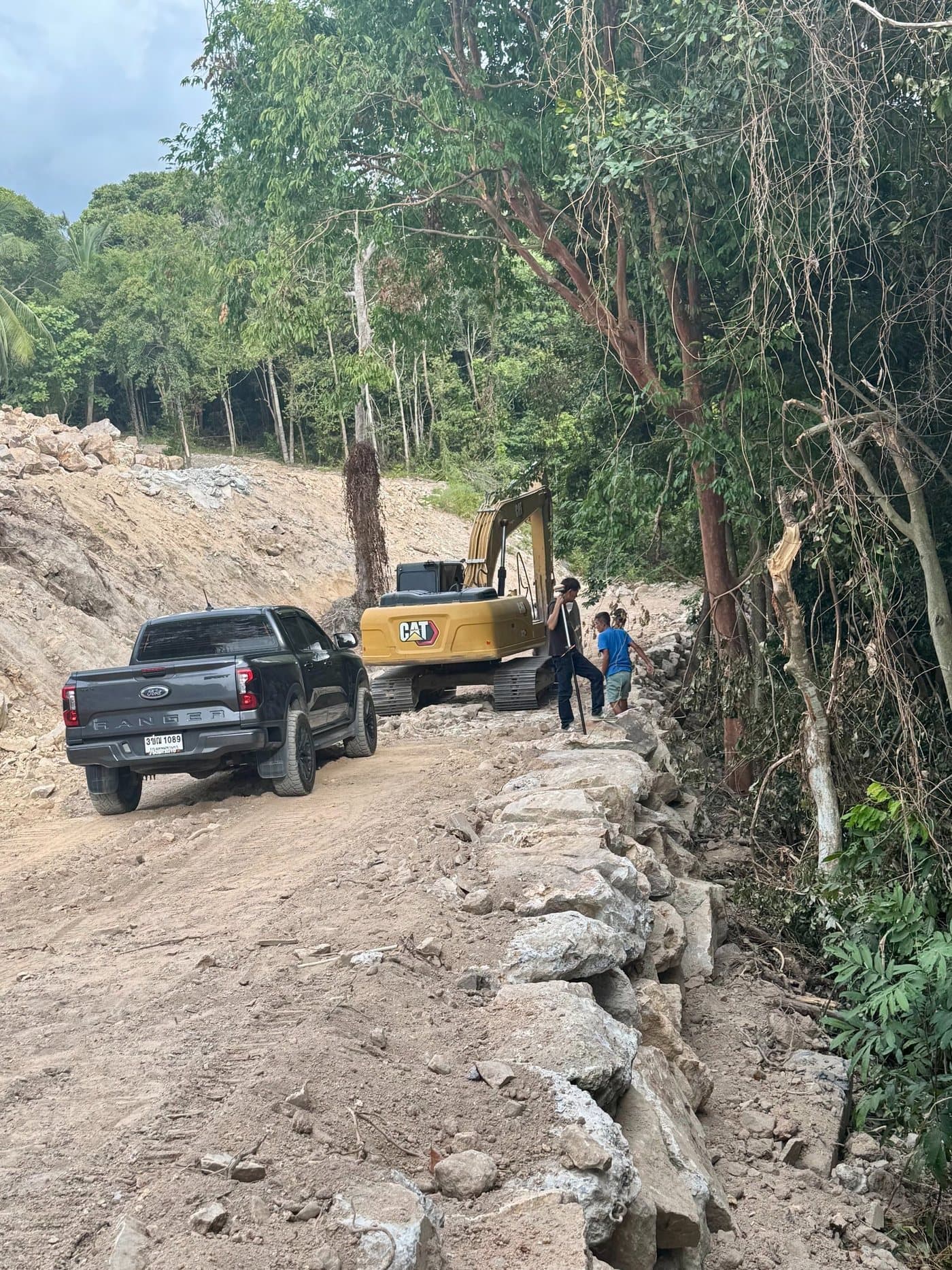 Green Valley construction site — earthworks phase, August 2026