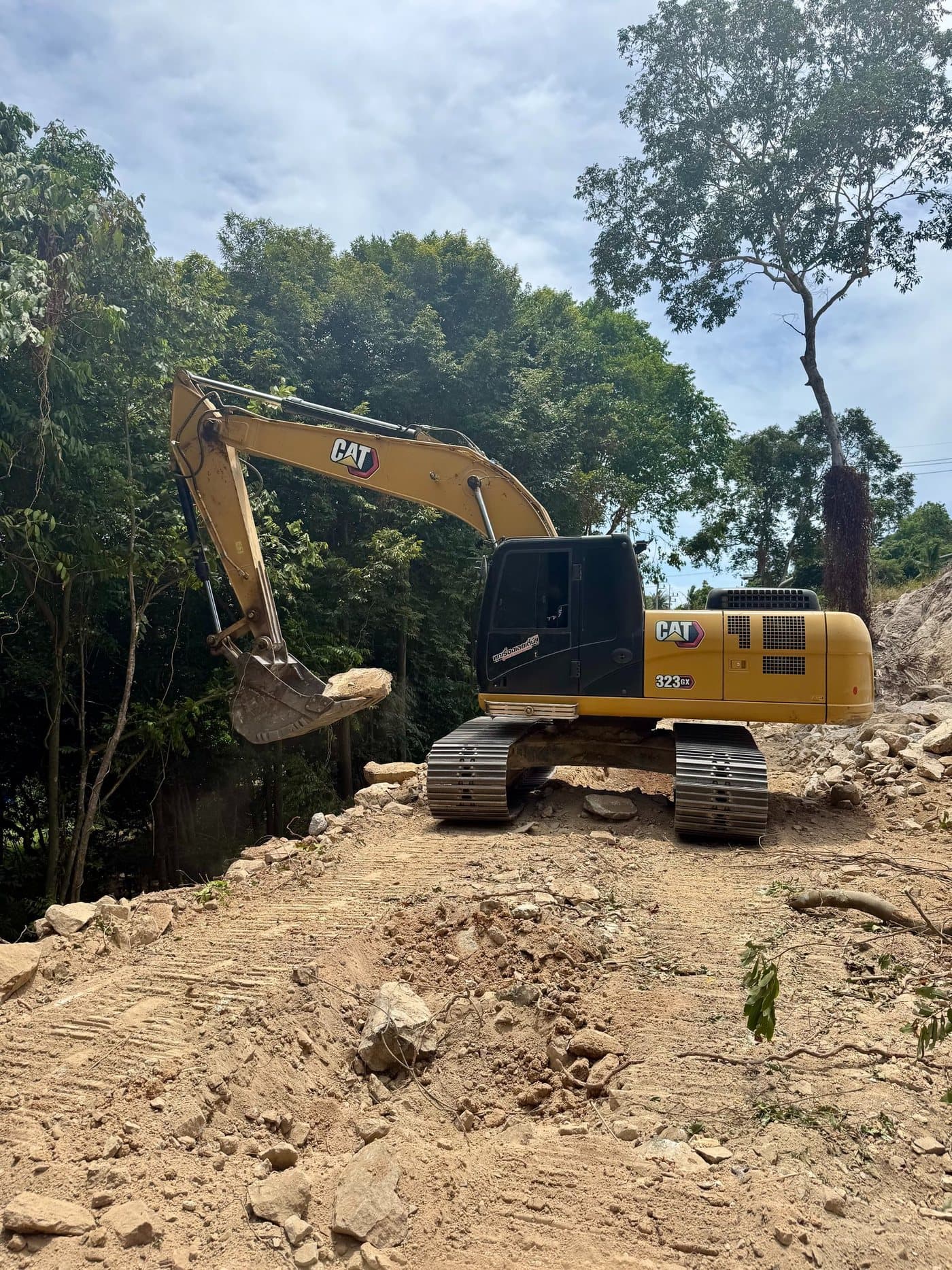 Green Valley construction site — earthworks phase, August 2026