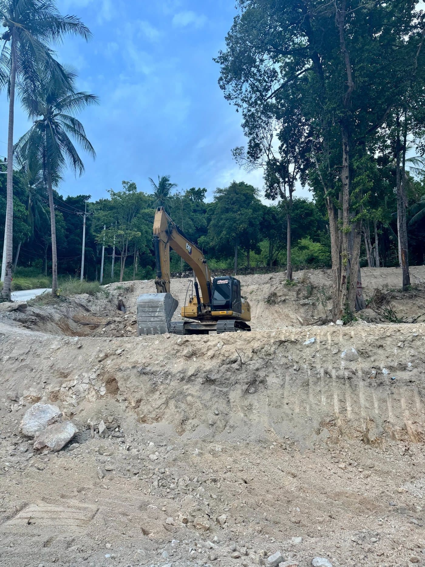 Green Valley construction site — earthworks phase, August 2026