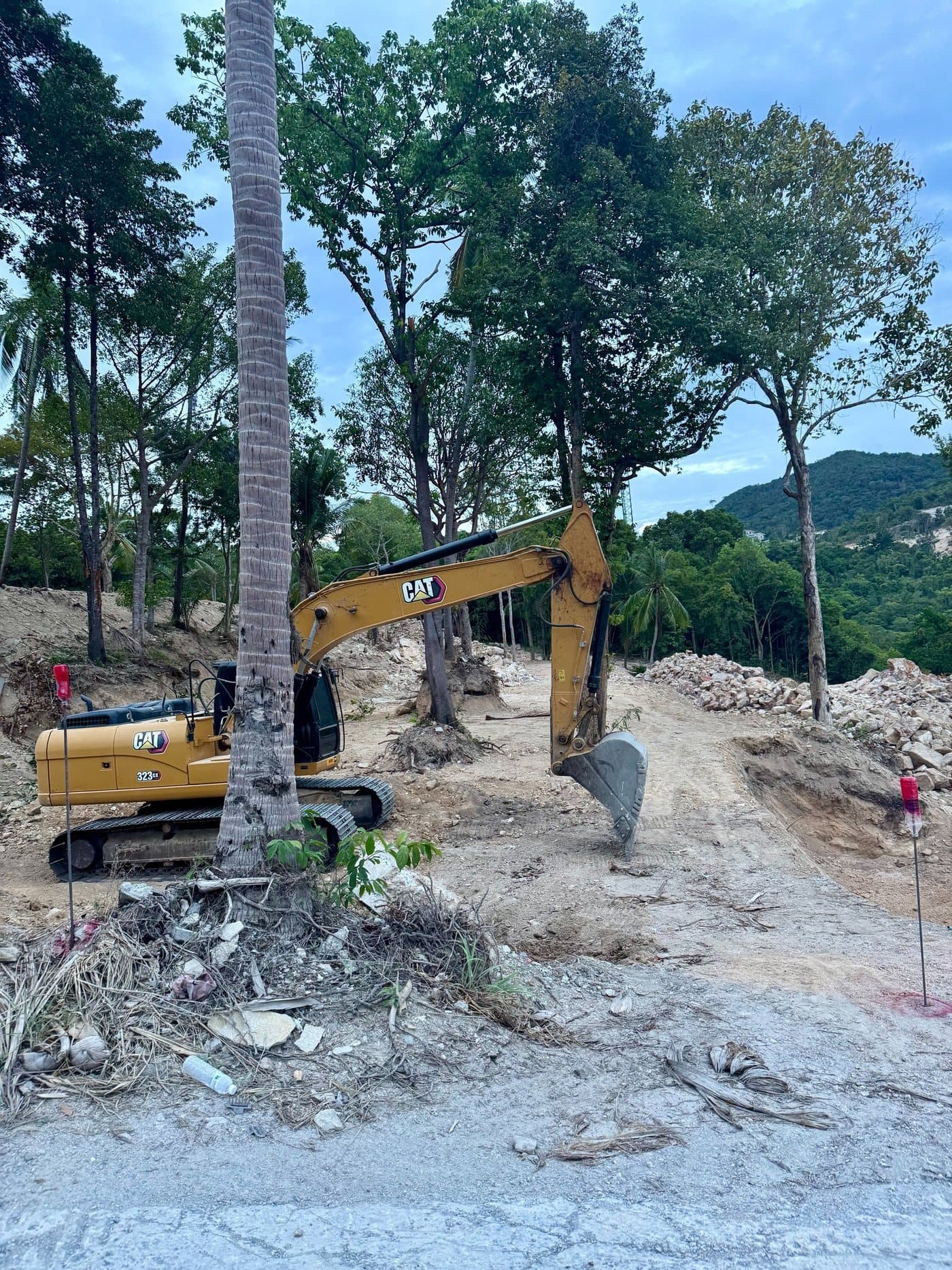 Green Valley construction site — earthworks phase, August 2026
