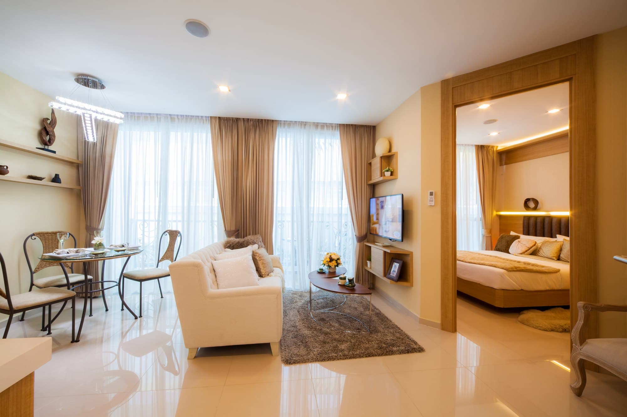 Olympus City Garden apartment interior